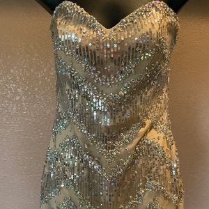 Milano Short gold dress